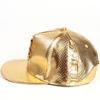 Baseball Cap Hip Hop Crocodile Skin Texture Rhinestone Decor Adjustable Buckle Cash Sign Sun Protection Anti-UV Glossy Punk Street Dance Hippie