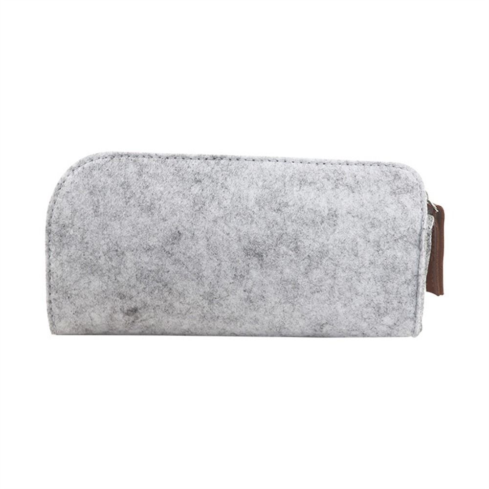 Case Large Capacity Felt Cloth for Girls Pencil Bag Felt Pencil Case Stationery Organizer Pen Pouch