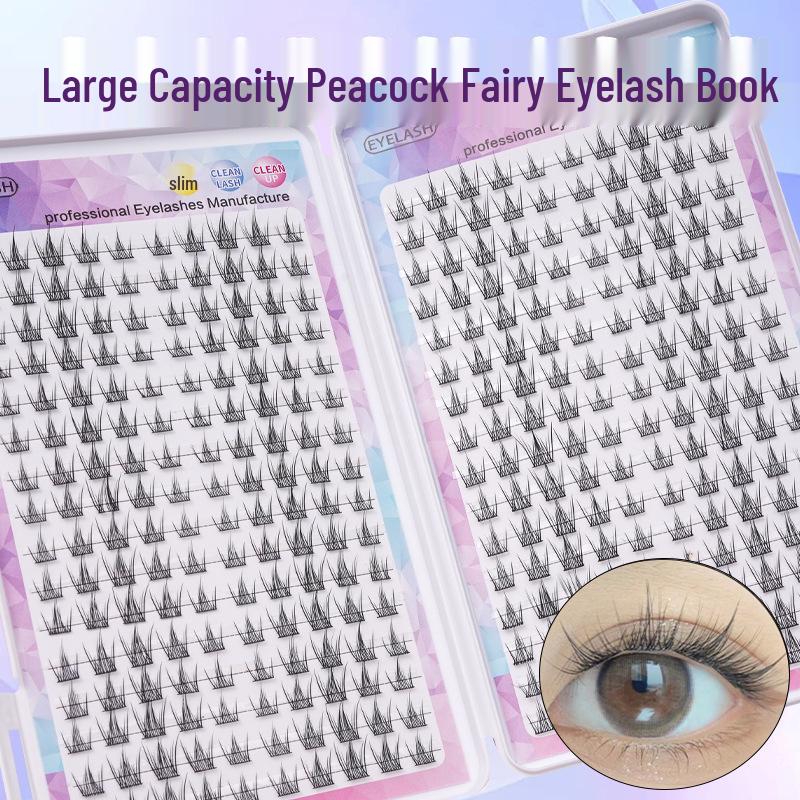 Eyelash Book: 640 Clusters with 30P40P Mix, Large Capacity & Multiple Styles - Super Soft & Dense Lashes for Europe and America