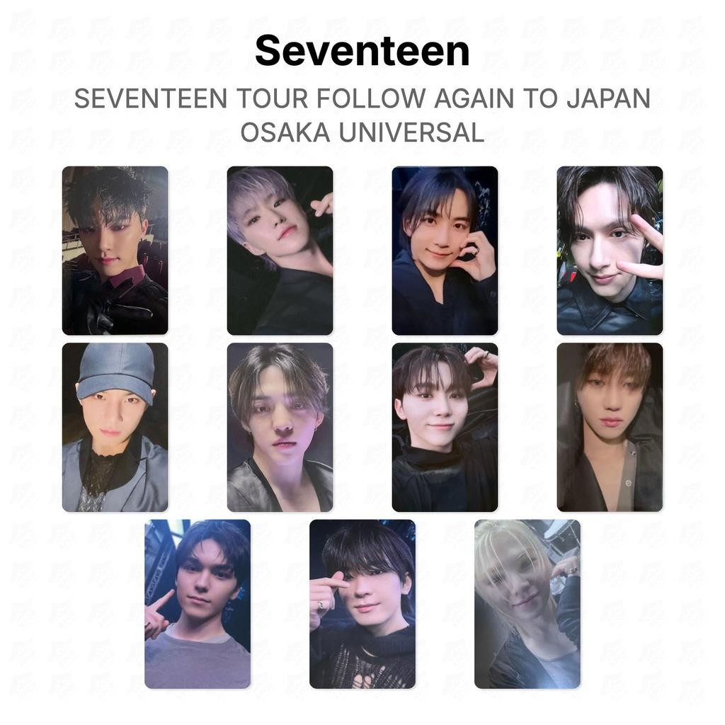 Seventeen TOUR FOLLOW AGAIN TO JAPAN OSAKA UNIVERSAL Official Photocard