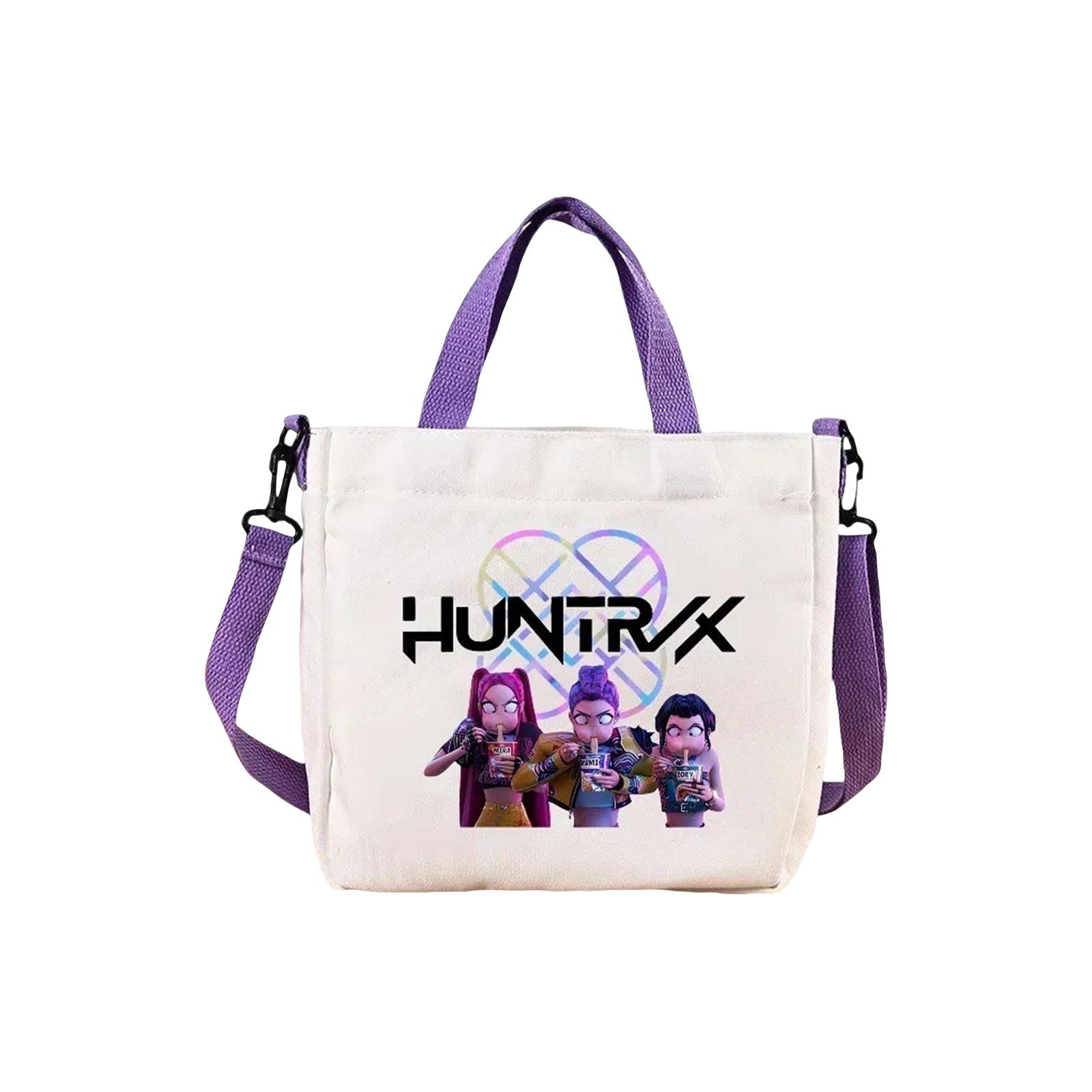 

Плакат женской группы, напечатанный на холщовой сумке, стиль для фанатов, сумка на молнии для поддержки, женская сумка One Size