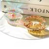 Shell Pearl Figurine Miniature Colorful Glass Sculptures Modern Art Tabletop Figurines Creative Living Room Decoration Ornaments