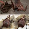 Artificial Leather Dice Bag Tray Design Viking Style Vintage Medieval Drawstring Pouch For D&D Role Playing Rpg Game Coin Purse Set
