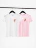 Set of 2 Women's T-Shirts White Pink MyStars Aperol M