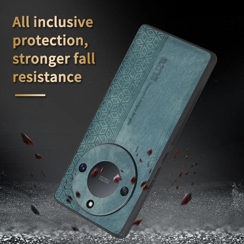 Luxury Business Leather Phone Case for Honor 100 90 80 70 60 Pro Shockproof Cover for Honor 80 SE 80GT 60SE Bumper Coque