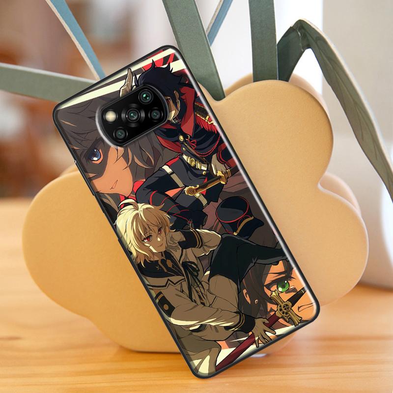 

Аниме Owari no Seraph Of The End для POCO X3 Pro X3 GT F3 M3 M4 Pro чехол для Xiaomi Mi 11 Lite Mi 11T Pro 10T задняя крышка Mi 9Lite