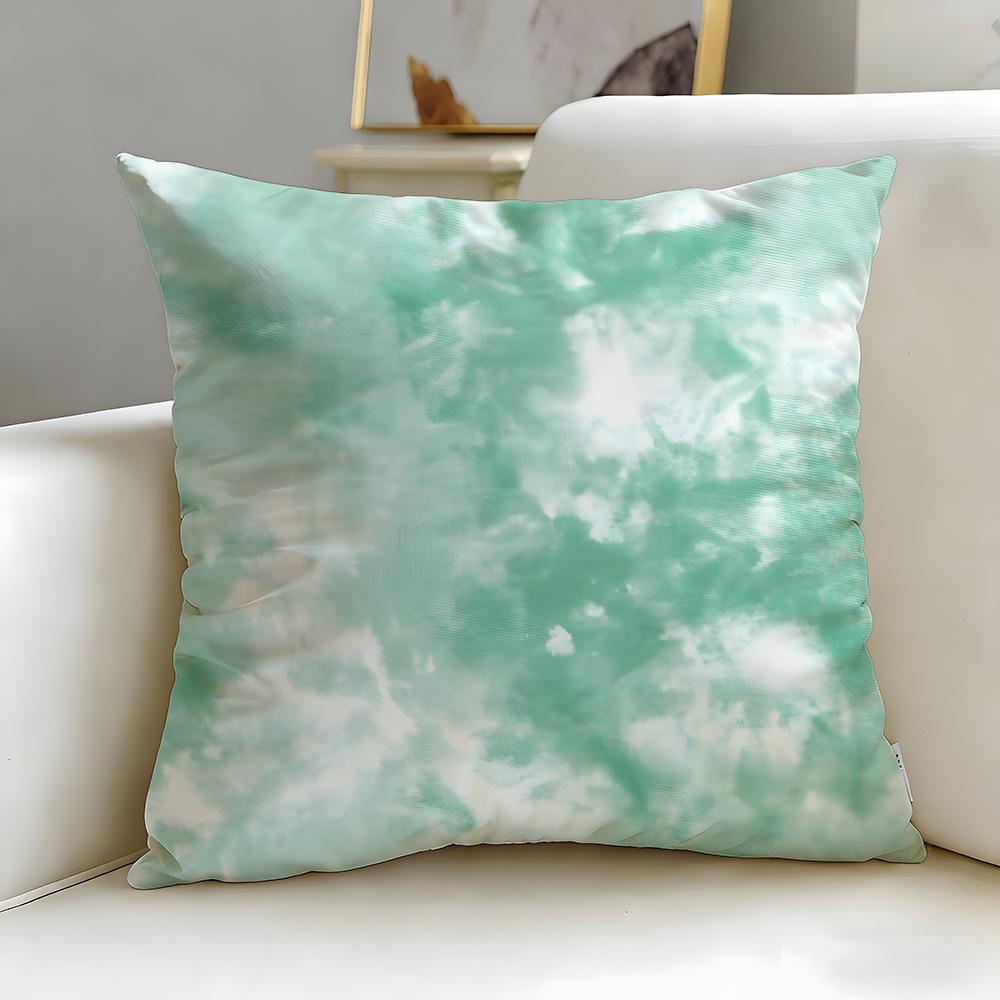 Tie Dye Pattern Cushion Cover Soft & Easy-Wash Pillow Case – Versatile For Couch, Bed, Travel And Office