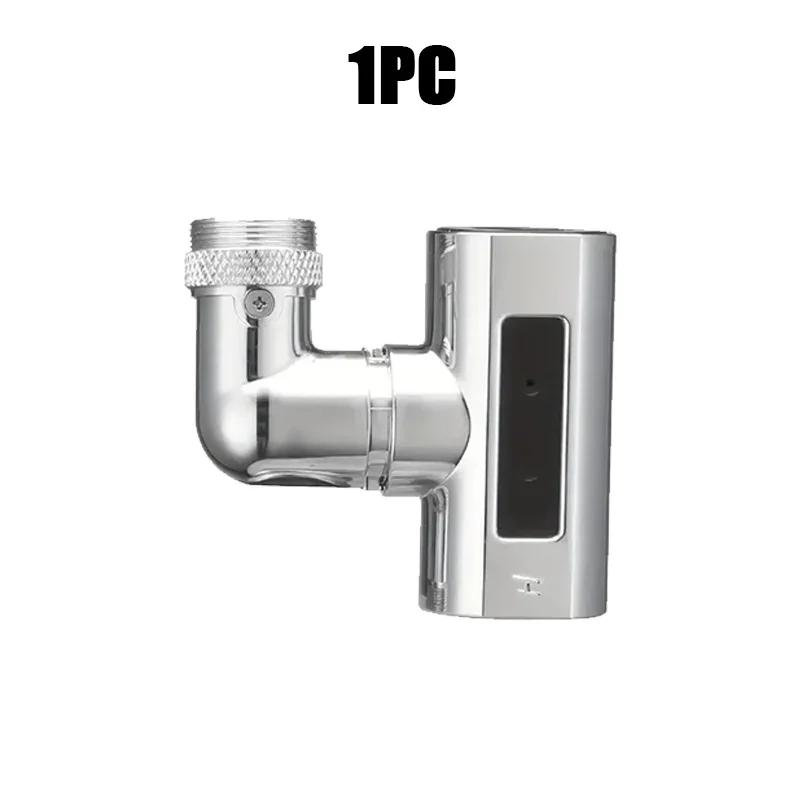 Stainless Steel Faucet Extender 360 °Swivel Water Tap Nozzle Faucet Sprayer Universal Bathroom Mixer Aerator 4 Spray Modes