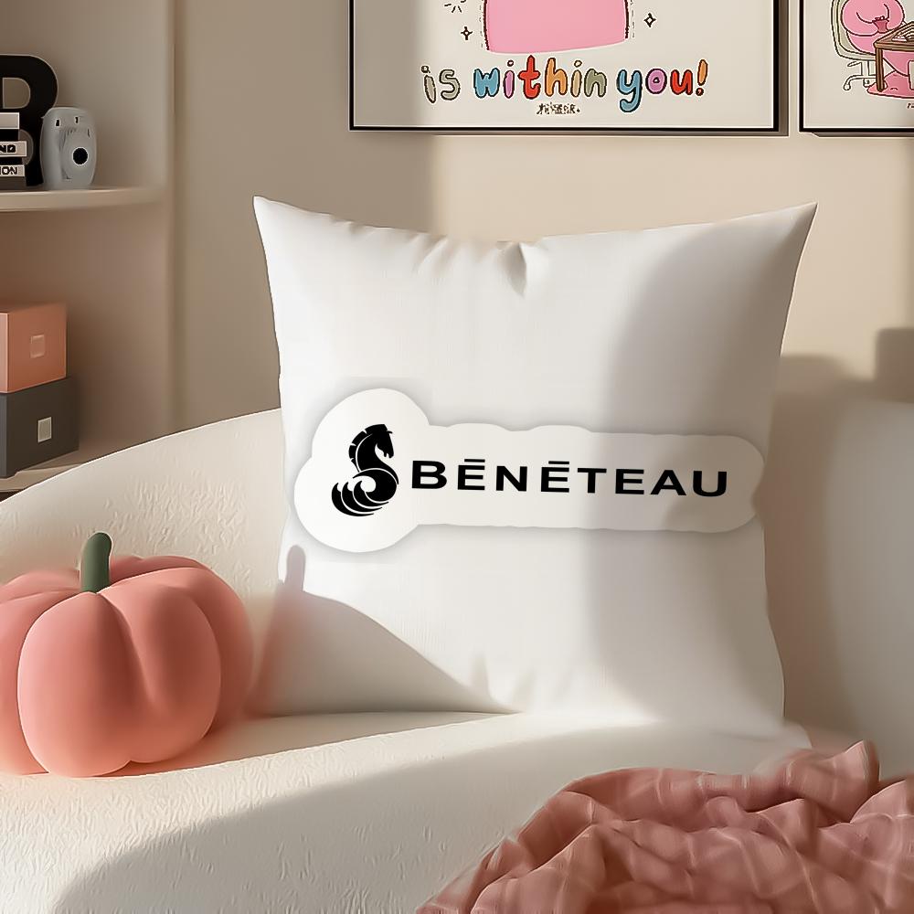Luxury BBeneteau YYachts Cushion Cover Pillowcase Short Plush Invisible zipper Room Sofa Cushion Cover