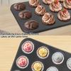 6/12/24 loch Runde Kuchen Form Carbon Stahl Antihaft Muffin Kuchen Form DIY Home Muffin Tasse Backen Pan Küche Liefert Gadgets