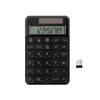 MCSaite 2-in-1 Wireless Calculator & Numeric Keypad with USB Receiver, 29 Keys, Compact Solar-Powered Calculator, 10-Digit Multi-Function Number Pad,