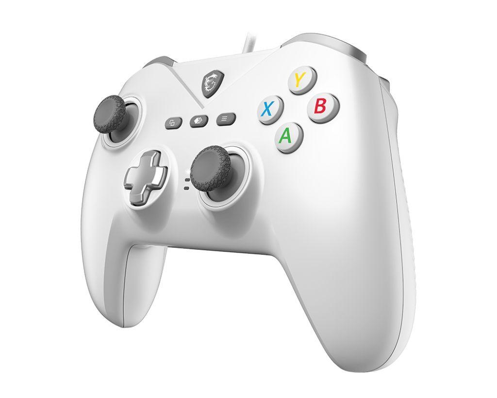 Manette de jeu - PC - FORCE GC200 - Filaire - Blanc - MSI