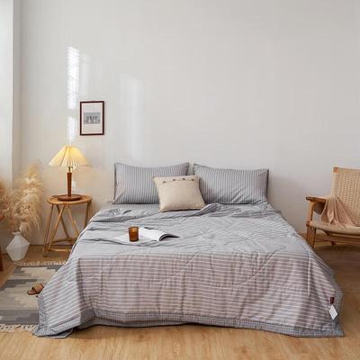 Cotton Striped Soybean Summer Quilt