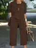 European-American Casual Autumn/Winter Solid Color Three-Piece Set: Long Pants, Long-Sleeved Cardigan, and Vest for Women