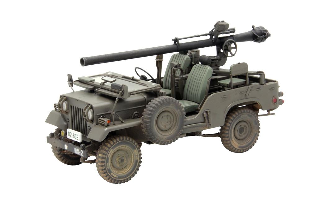 Fine Molds 1/35 Scale Japanese Army Type 73 Light Truck with Recoilless Rifle Plastic Model Kit FM36