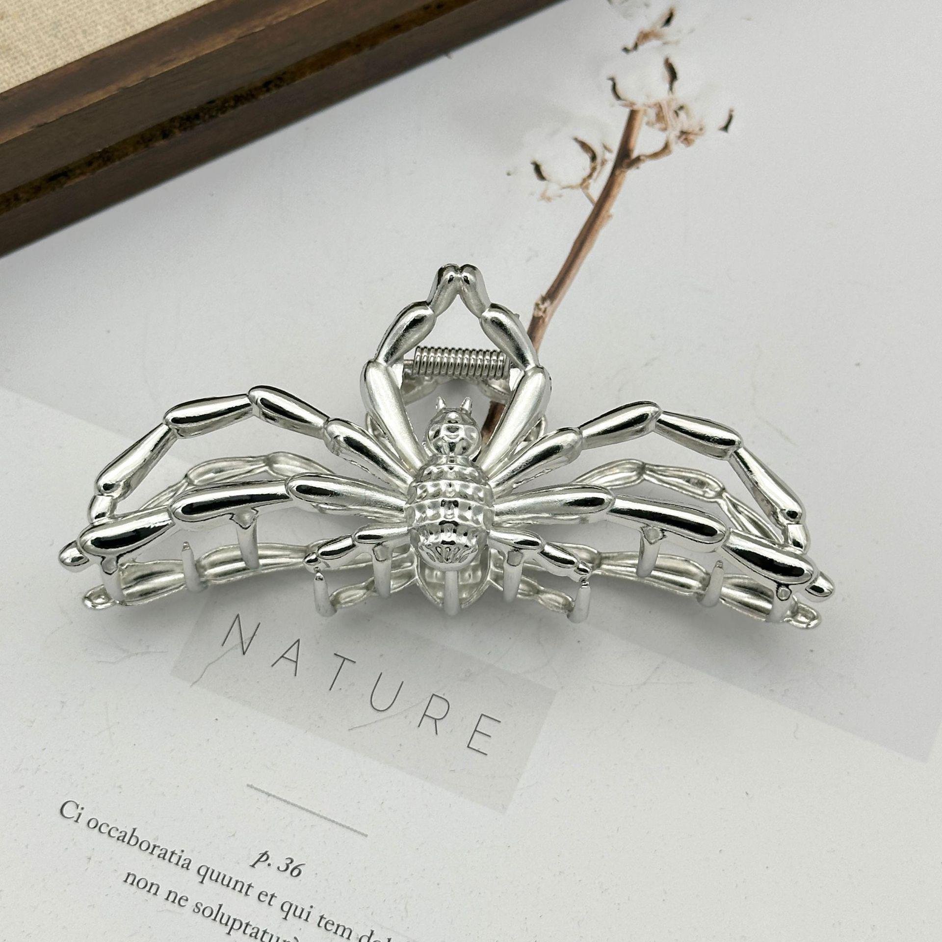 

Halloween Spider Claw Hair Clip: Metal, Large Updo Shark Clip, Cute Ponytail Accessory, Fashion Headwear.