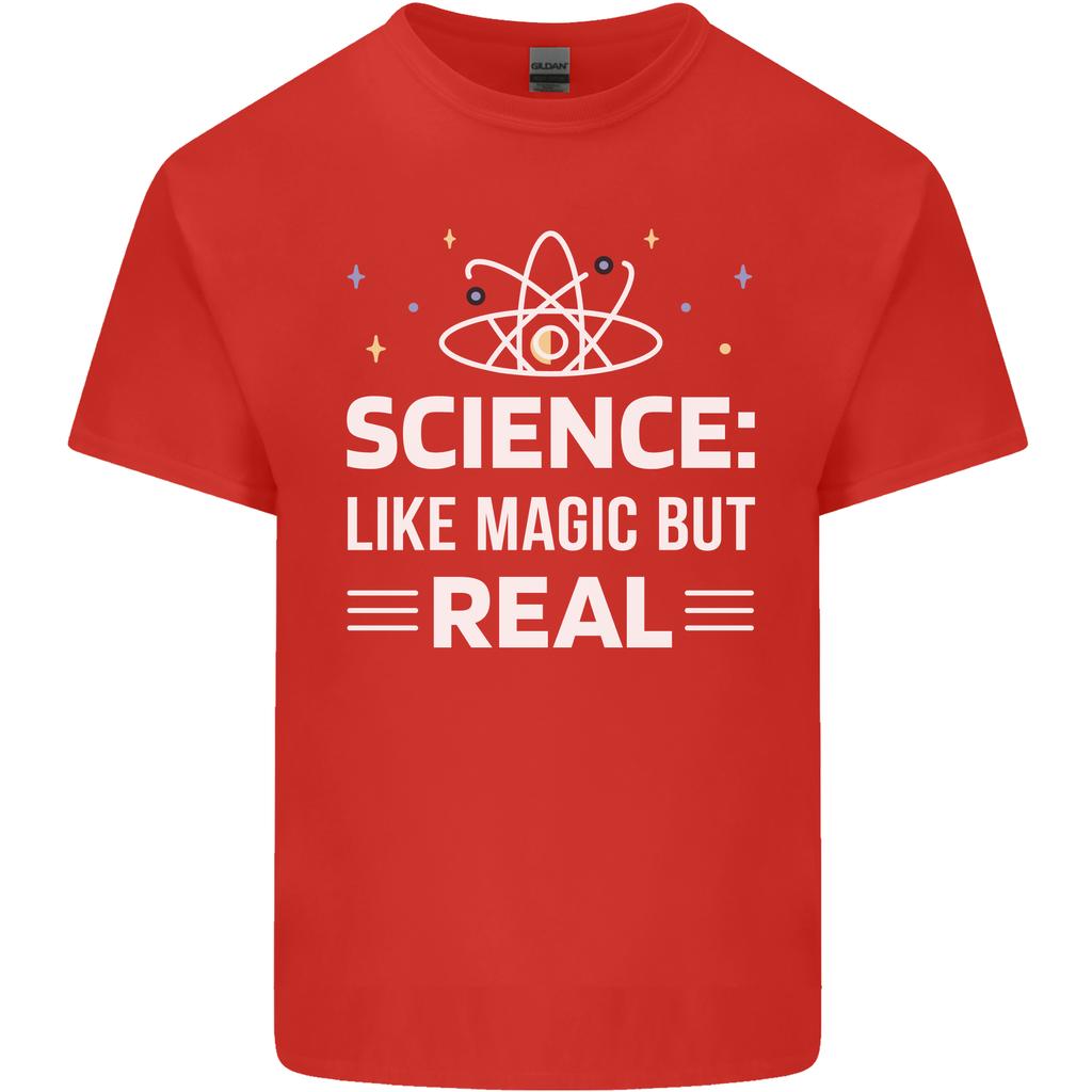 Science Like Magic But Real Funny Nerd Geek Unisexs Light Cotton TShirt