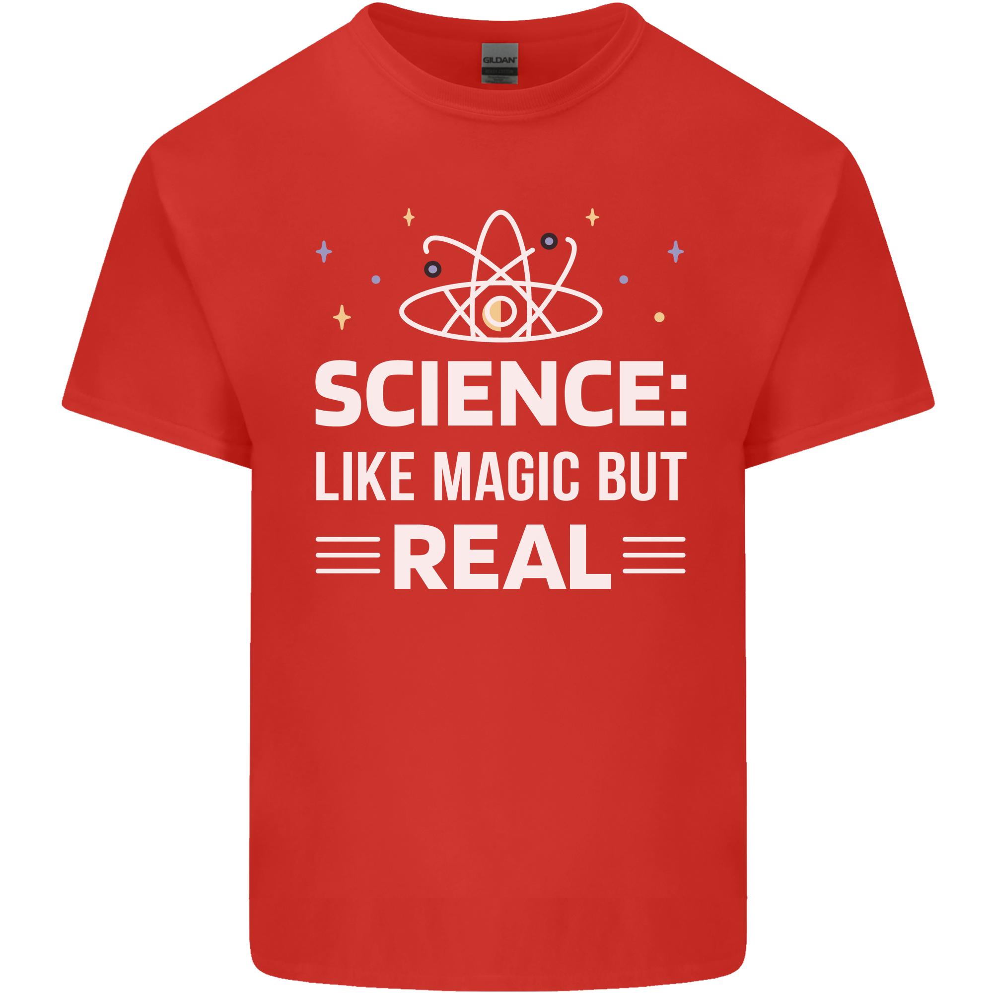 Science Like Magic But Real Funny Nerd Geek Unisexs Light Cotton TShirt S