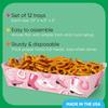Big Dot of Happiness Pink Rodeo Cowgirl Party Paper Food Trays, Disposable Food Boats for Kids Birthday, Western Bachelorette, Double-Sided Food