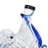 3D Octopus Shaped Glass Liquor Bottle, 350ml Borosilicate Whiskey Decanter, Spill-Free Decorative Pouring Bottle for Spirits Whiskey Wine Display