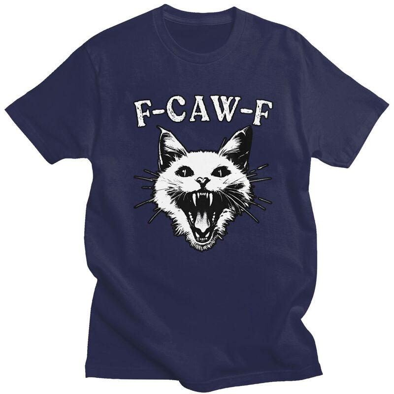 

FCawF Halloween Black Cat Meme T Shirt for Men Tshirt Casual Streetwaer Short Sleeve Tee Shirt 4XL