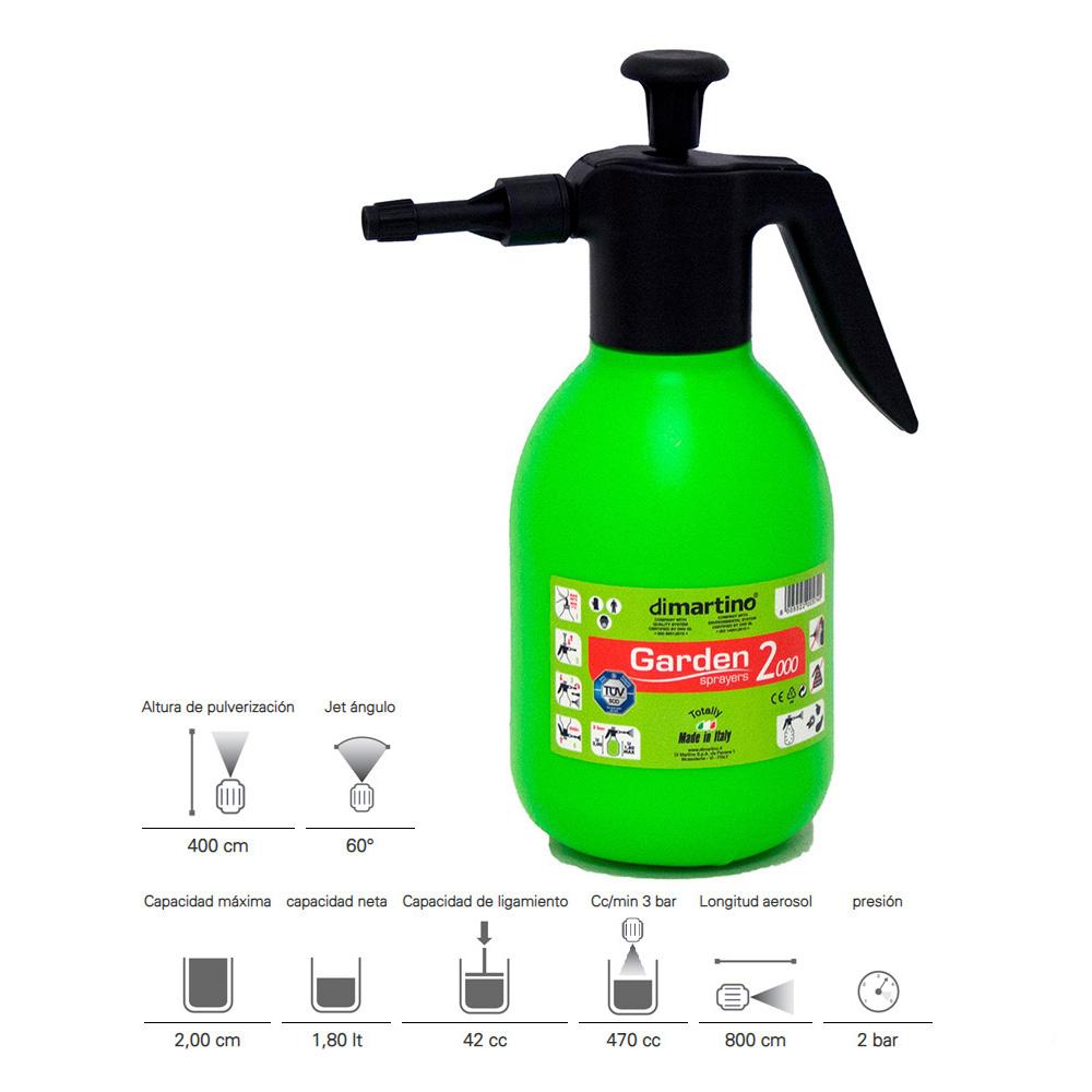 vaporizador - pulverizador 2 l dimartino