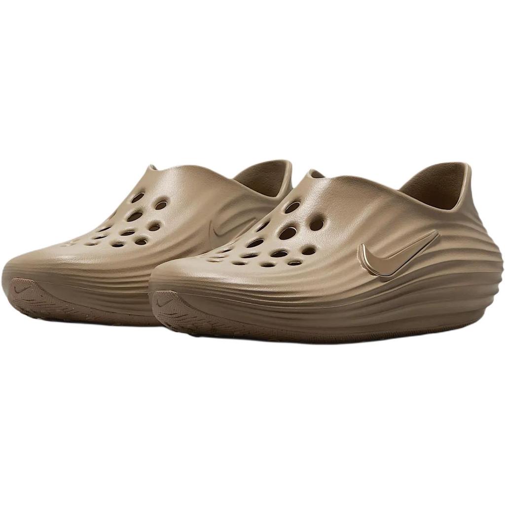 New Nike ReactX Rejuven8 Anti Slip Wear Resistant Low Top Children's Sandals Khaki Teenagers IF1746-200