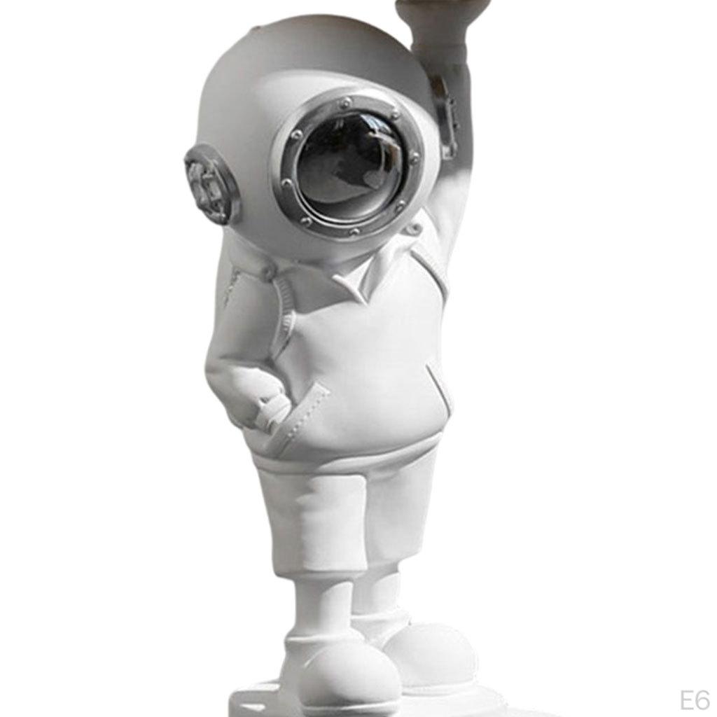 Astronaut Statue Tray INS Spaceman Sculptures Holder Dish Decor