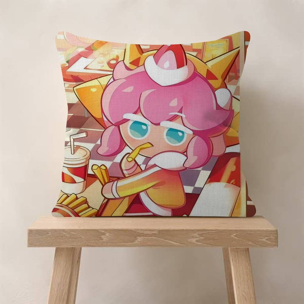 CCookie RRun KKingdom Cushion Cover x Polyester Sofa Cushions Decorative Throw Pillows Home Decoration Pillowcover