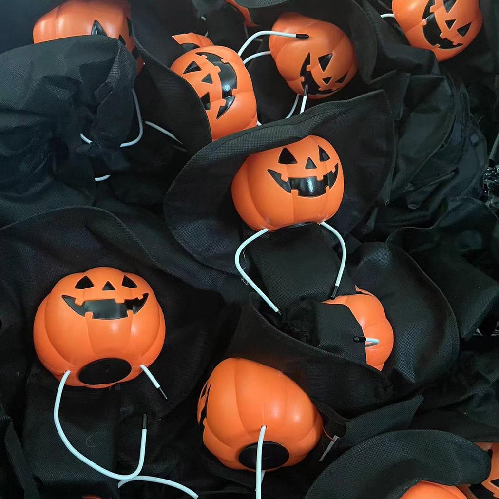 Witches Holding Hands And Glowing Faces - Set Of 3 Witches - 6 Feet Tall - Outdoor Yard Halloween Decoration