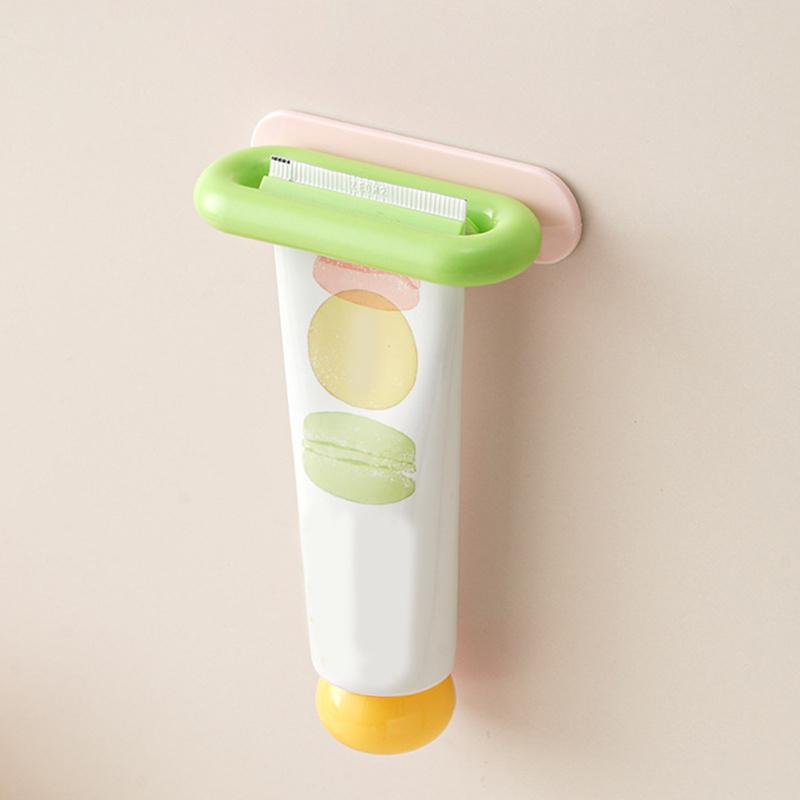 Toothpaste Tube Squeezer Manual Extruder Clamp for Lotion Facial Cleanser Tubes Reusable Plastic Dispenser for Daily Use