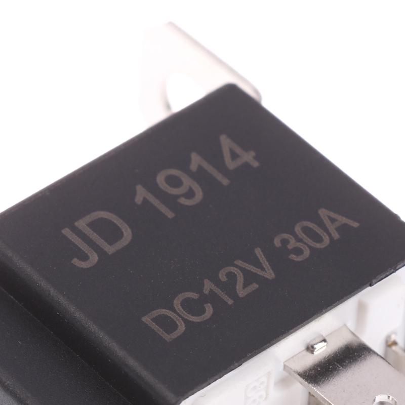 1Pcs 4/5 Pin SPST Fuse Relay For Car Truck Waterproof 12V 24V 30A Fuse Relay Switch With 14AWG 16 AWG Wire