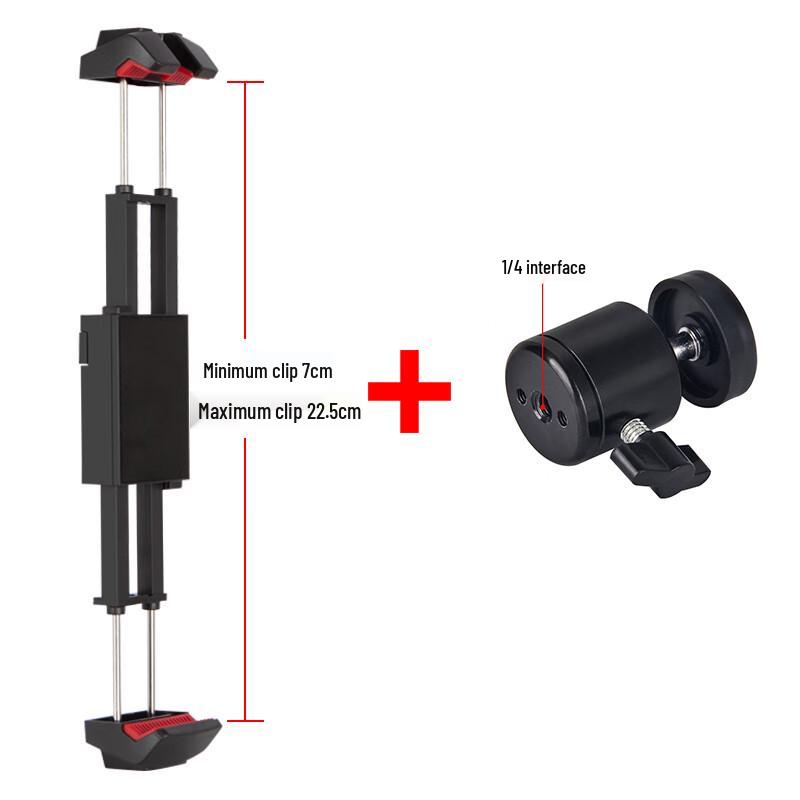 TEXIAN Multi-functional Universal Phone Tablet Clamp with 1/4 Mount