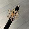 Versatile Ring Trendy Glitter Inspired Design With Comfortable Elastic Band Finger Jewelry For Everyday Use