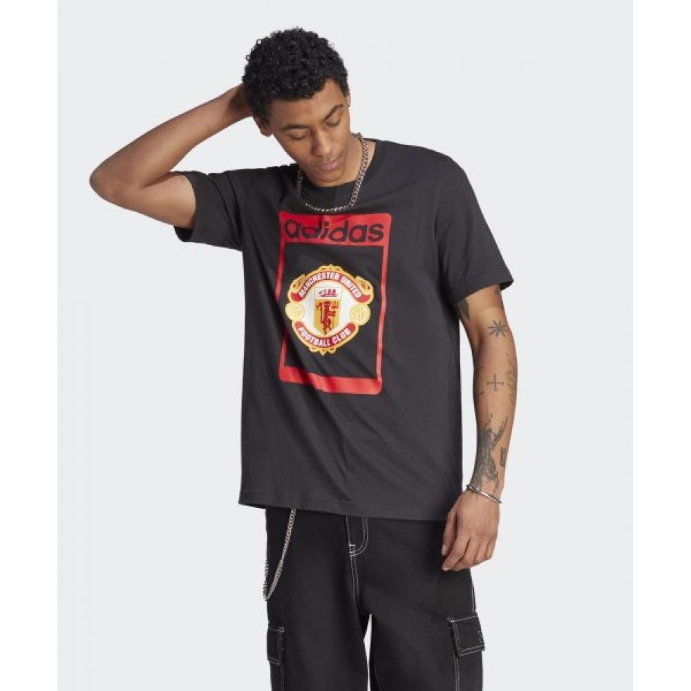 

Adidas Футболка Mufc черная красная Ip5551 XL