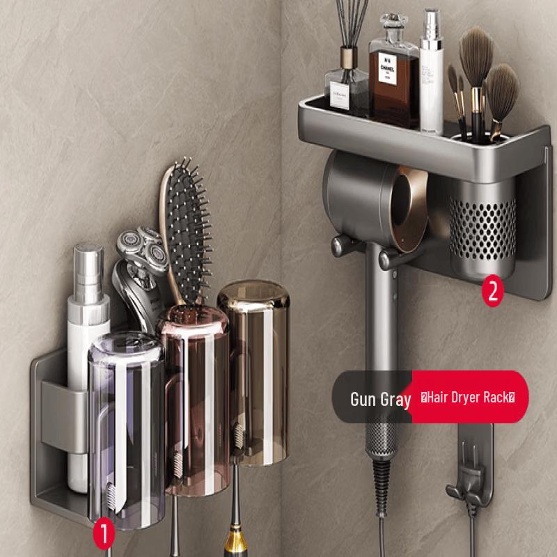 

MDNG Punch-Free Suction Cup Toothbrush & Bathroom Organizer