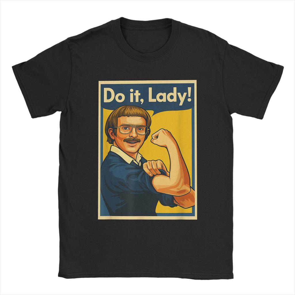 Lustige Tu es Lady Chit Humor T-Shirts Herren Vintage Baumwoll-Tees Rundhals Kurzarm T-Shirts Geschenkidee Kleidung