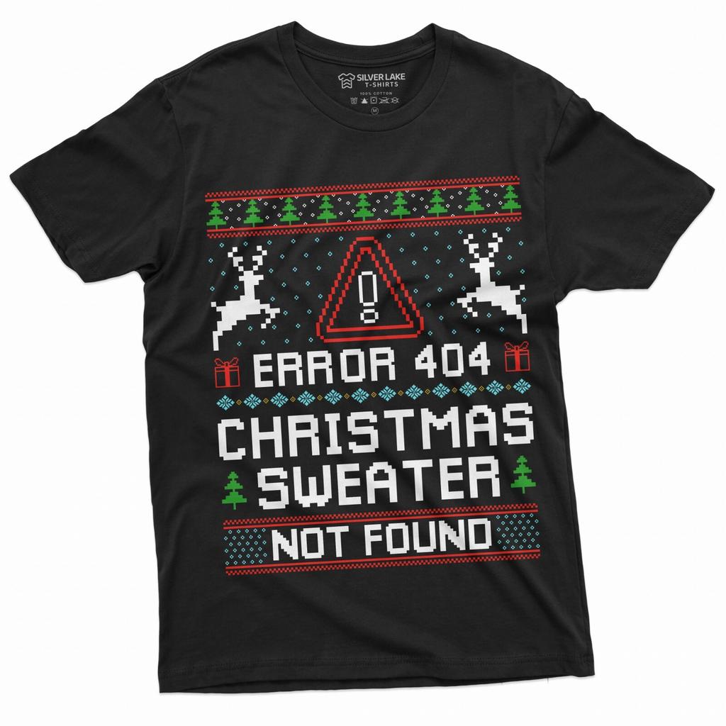 Maglietta di Natale Errore 404 Maglietta di Natale Maglietta di Natale Maglietta di Natale Maglione Natalizio Brutto