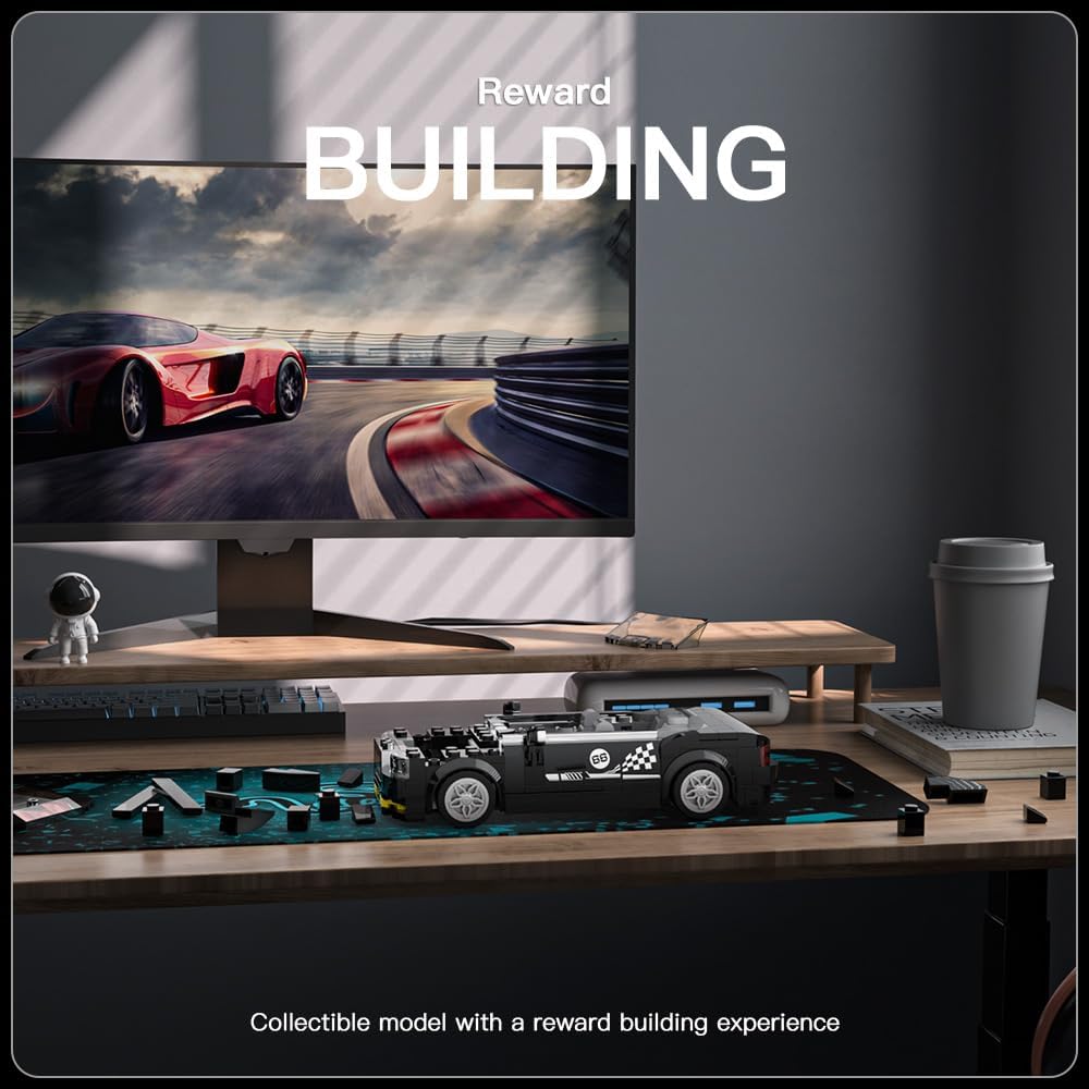 MOULD KING Speed Champion Supercar 27042 Building Set Toy Collectible Model Car Block Children's Gift 8+(385 Pieces)