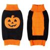 Soft Knit XS Modern Luxury Pet Coat Sleeveless Dog Sweater for Halloween Pumpkin Costume Winter Accessories