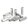 20 Pcs Hex Coupling Nut M5x0.8 L25mm Rust Corrosion Resistance Stainless Steel Threaded Rod Connectors