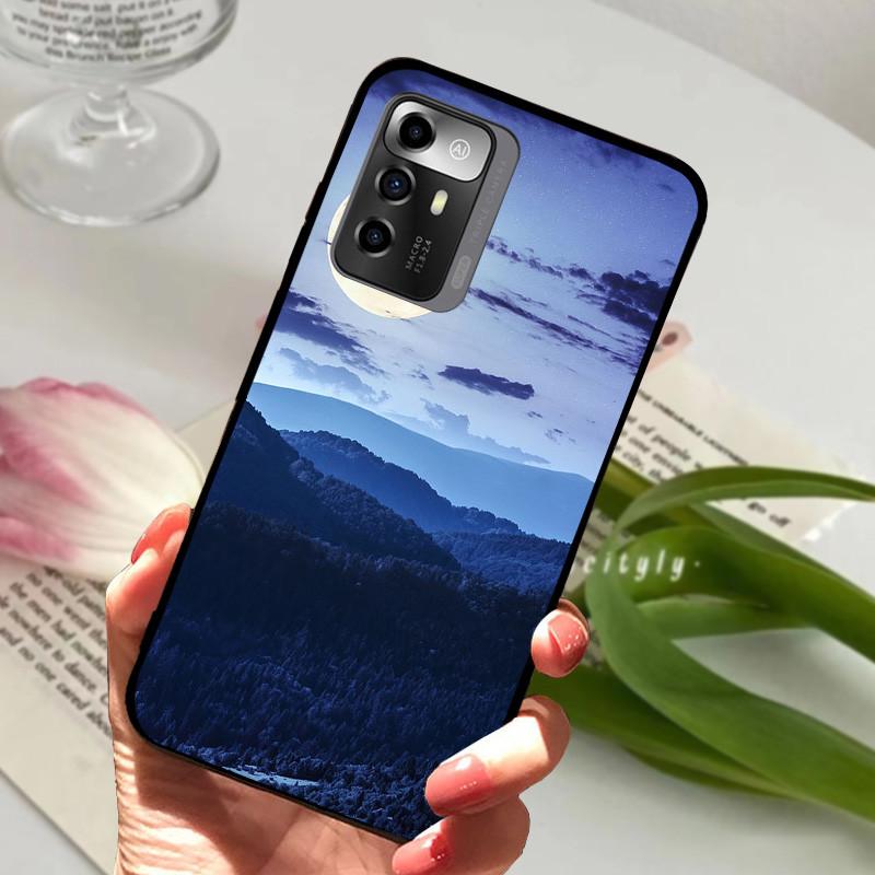 Für ZTE Blade A72 / A 72 5G / A52 Hülle Schwarzes Silikon Weiches TPU Funda Abdeckung für ZTE Blade A72 5G BladeA72 Bumper Schutzhülle Fundas