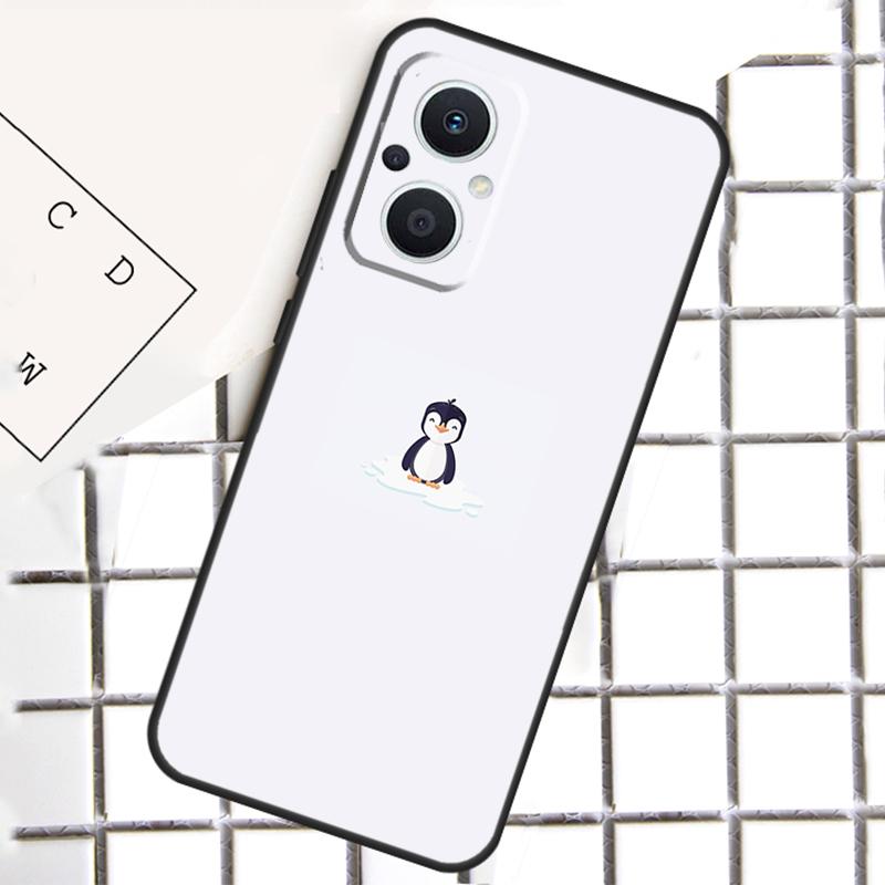 Cute Penguin For OPPO Reno 13 14 12 11 10 Pro 11F 12F 13F 14F 7 8 Lite 8T OPPO Find X5 X6 X8 X9 Pro Case