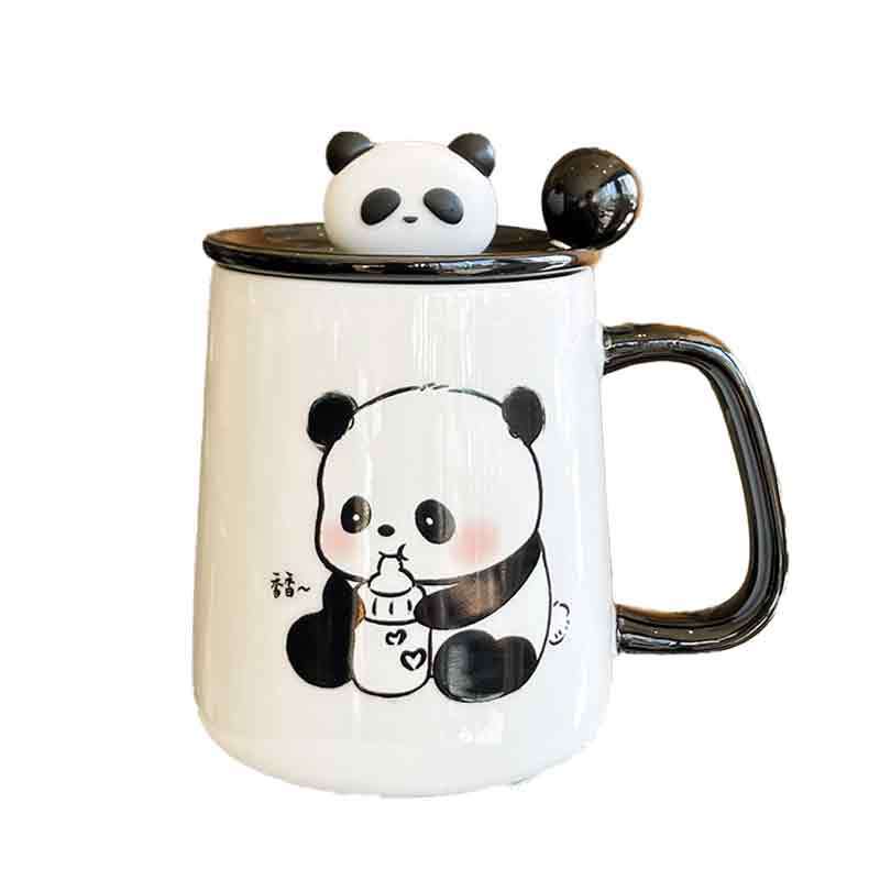 Souvenir Graduation Gift Gift Practical Cup New Style Cute Panda Ceramic Mug Couple Water Cup Teacher