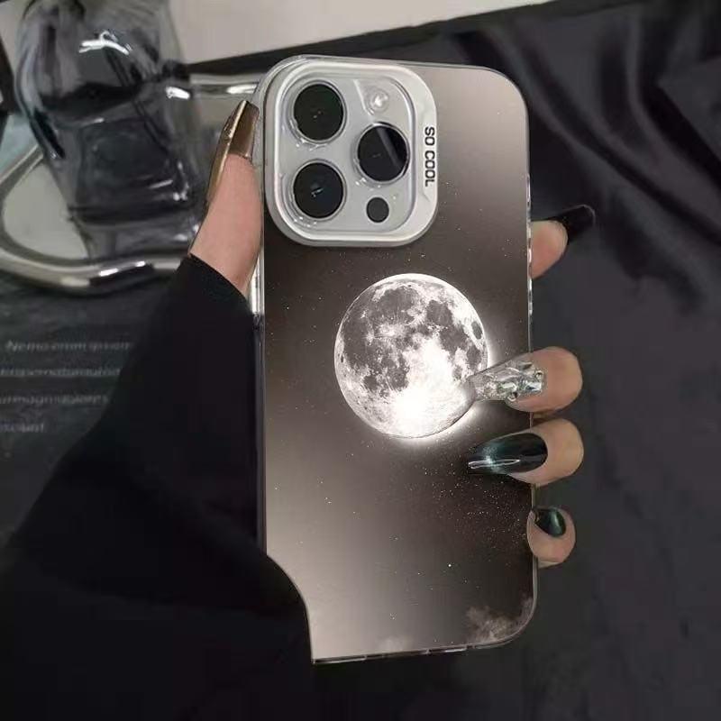 Moon Scene Phone Case for iPhone 12-17 & 15 Pro/14/13