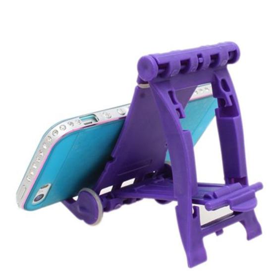 Universal Desktop Foldable Cell Phone Stand Wheel Holder for Samsung iPhone GPS