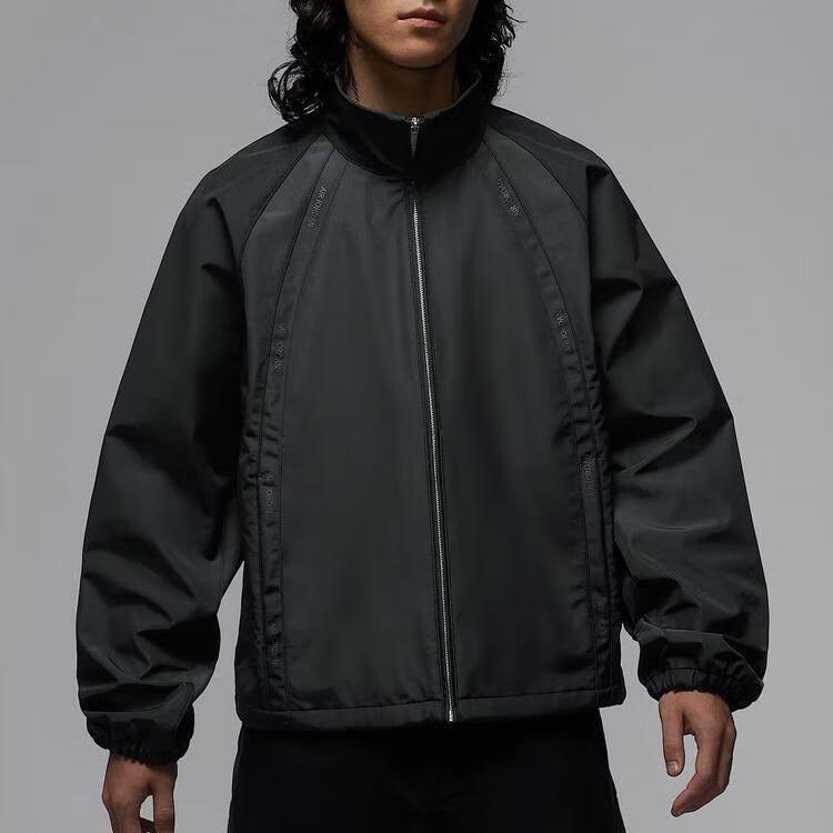 Jordan Jackets Men's Black Stand Collar Moderate Other HV0082-045