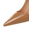Spring Autumn Patent Leather Concise Women's Shoes Pointed Toe Office High Heels Pumps Women Sexy Party Wedding Shoes Shallow Nude Red