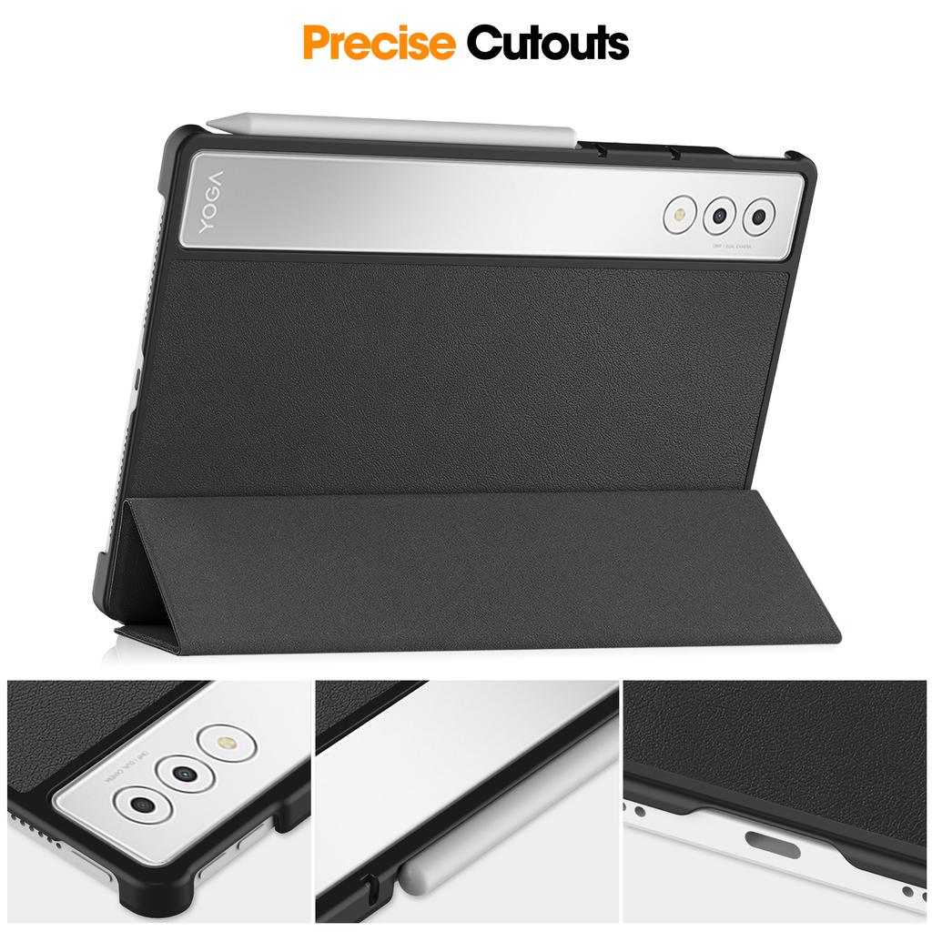 For Lenovo Yoga Tab Plus Case Anti-Drop Leather Stand Tablet Cover
