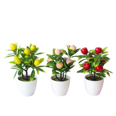 Simulated Plant Potted Plants Green Plants Artificial Flowers Plastic Bonsai Interior Decoration